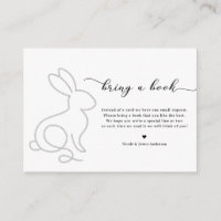 Rope Bunny Rabbit Minimal Modern 1st Birthday