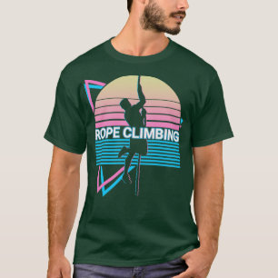 Rope Climbing Rope Climber Retro T-Shirt