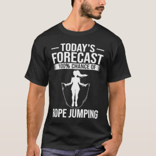 Rope Jumping Skipping Rope Jump Mat Workout Exerci T-Shirt