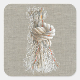 Rope Knot Square Sticker