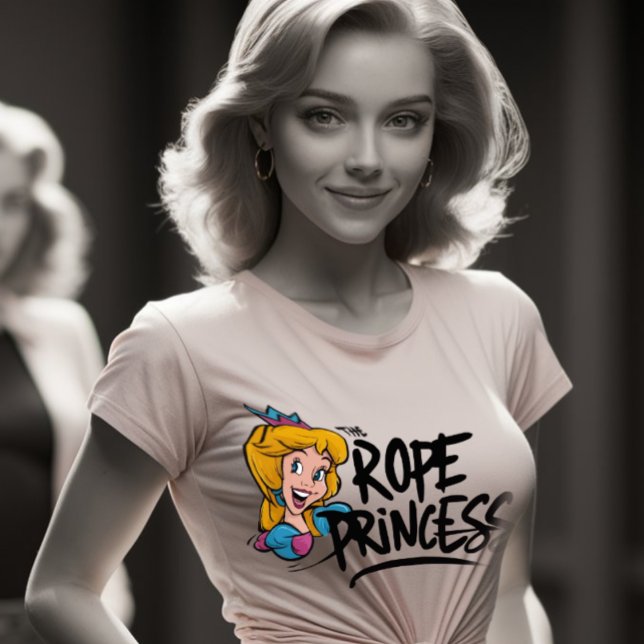 Rope princess shibari lover T-Shirt (rope princess shibari lover model gift)