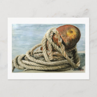 Roped and Rusty Postcard