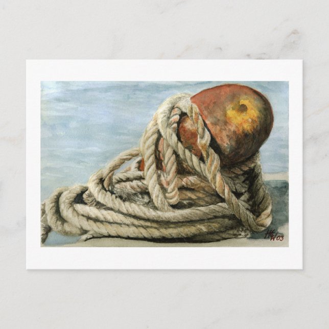 Roped and Rusty Postcard (Front)