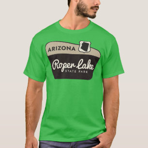 Roper Lake State Park Arizona Welcome Sign T-Shirt