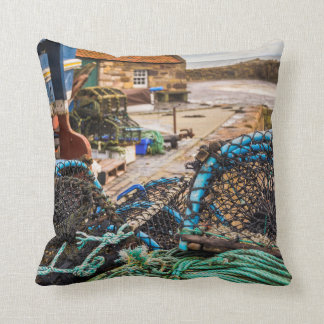 Ropes And Lobster Pots | Pittenweem, Scotland Cushion