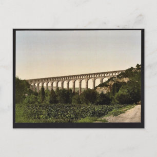 Roquefavour Aqueduct, Marseilles Canal, Orange, Pr Postcard