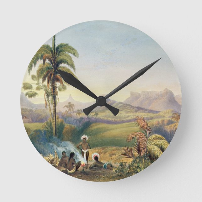 Roraima, a Remarkable Range of Sandstone Mountains Round Clock (Front)