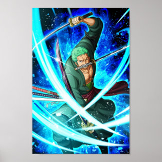 Roronoa Zoro one piece Poster