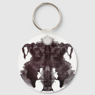Rorschach Blot 4 Key Ring
