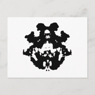 Rorschach inkblot4 postcard