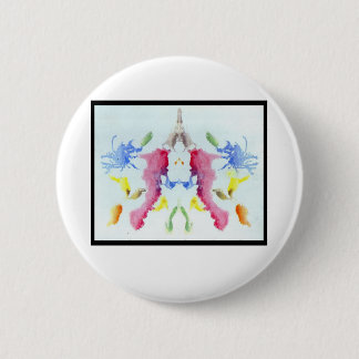 Rorschach Inkblot 10.0 6 Cm Round Badge