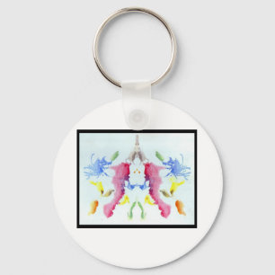 Rorschach Inkblot 10.0 Key Ring
