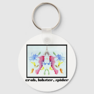 Rorschach Inkblot 10 Key Ring