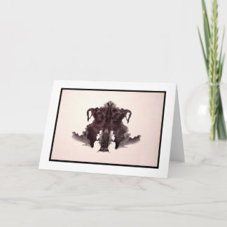 Rorschach Inkblot 4.0 Card