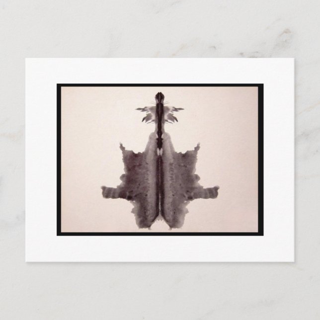 Rorschach Inkblot 6.0 Postcard (Front)