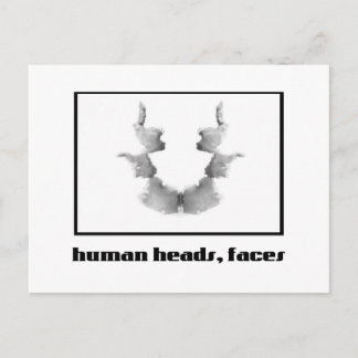 Rorschach Inkblot 7 Postcard