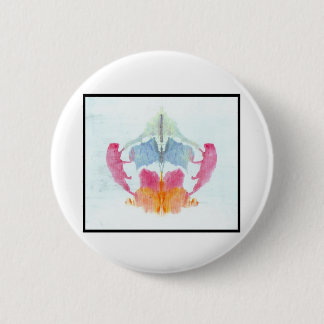 Rorschach Inkblot 8.0 6 Cm Round Badge
