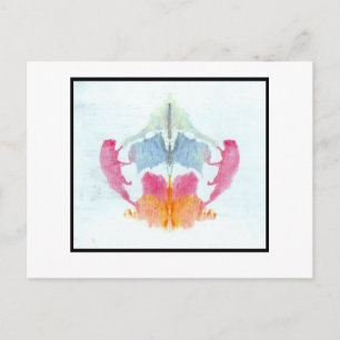 Rorschach Inkblot 8.0 Postcard