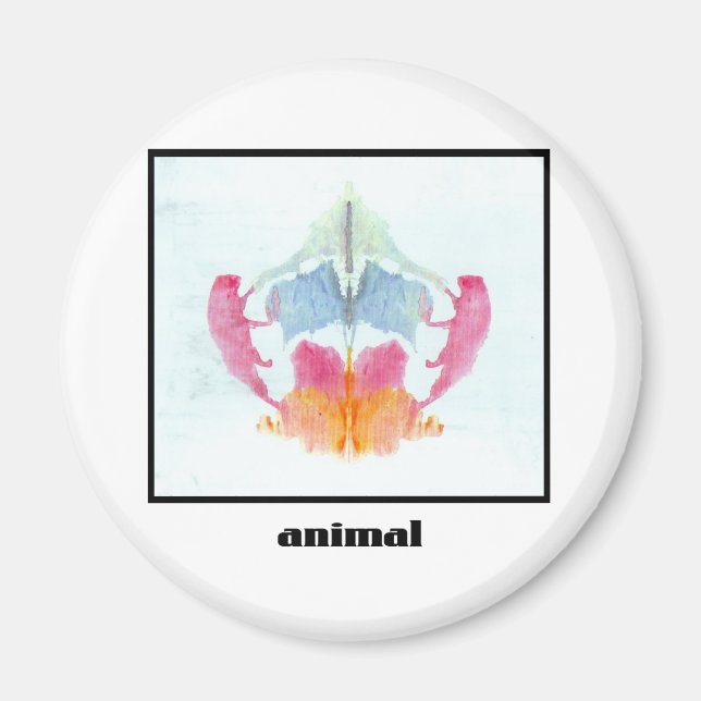 Rorschach Inkblot 8 Magnet (Front)