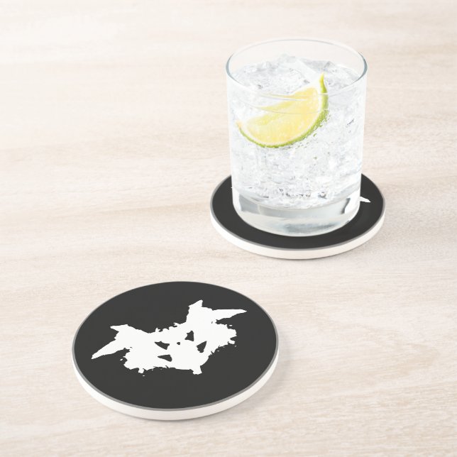 Rorschach Inkblot Coaster (Side)