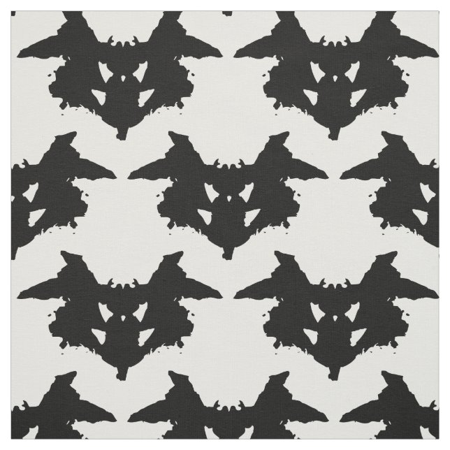 Rorschach Inkblot Fabric (Swatch)