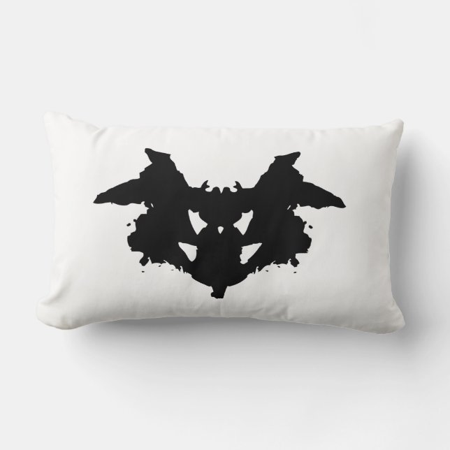 Rorschach Inkblot Lumbar Cushion (Front)