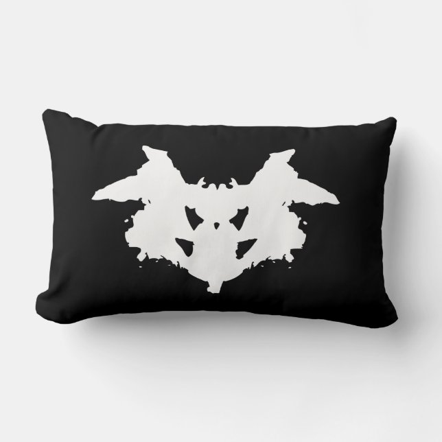 Rorschach Inkblot Lumbar Cushion (Front)