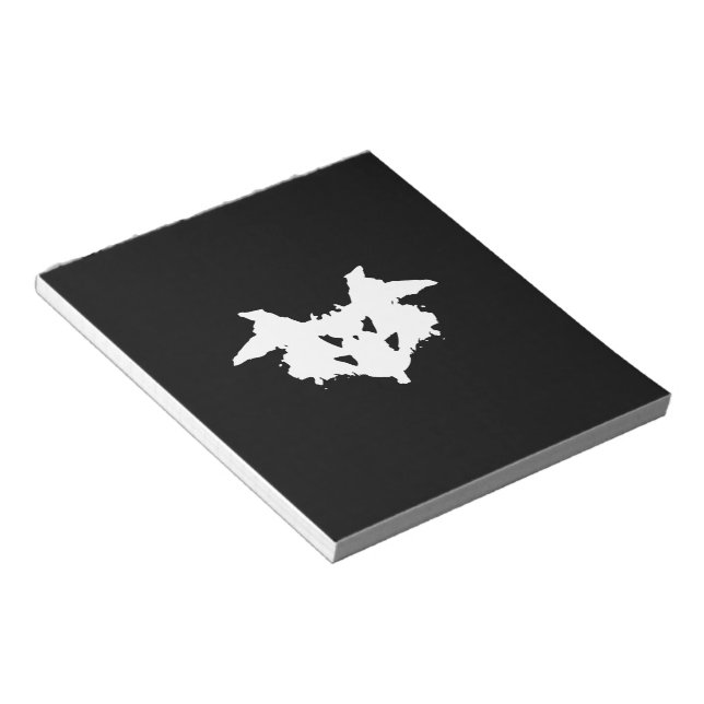 Rorschach Inkblot Notepad (Angled)