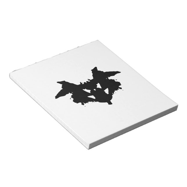 Rorschach Inkblot Notepad (Angled)