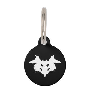 Rorschach Inkblot Pet Tag