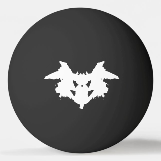 Rorschach Inkblot Ping-Pong Ball (Front)