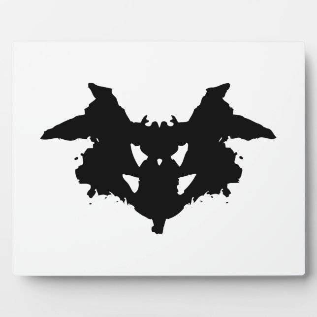 Rorschach Inkblot Plaque (Front)