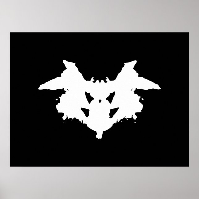 Rorschach Inkblot Poster (Front)