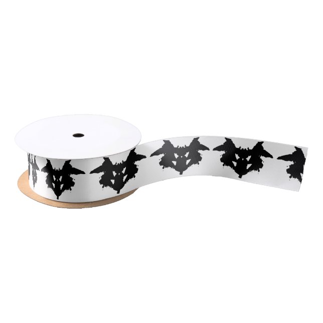 Rorschach Inkblot Satin Ribbon (Spool)