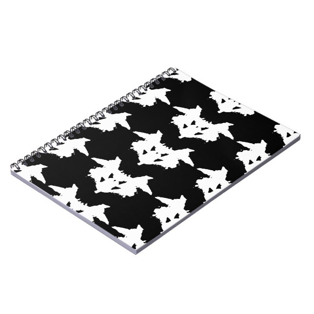 Rorschach Inkblot Spiral Notebook (Left Side)