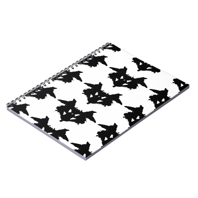 Rorschach Inkblot Spiral Notebook (Left Side)