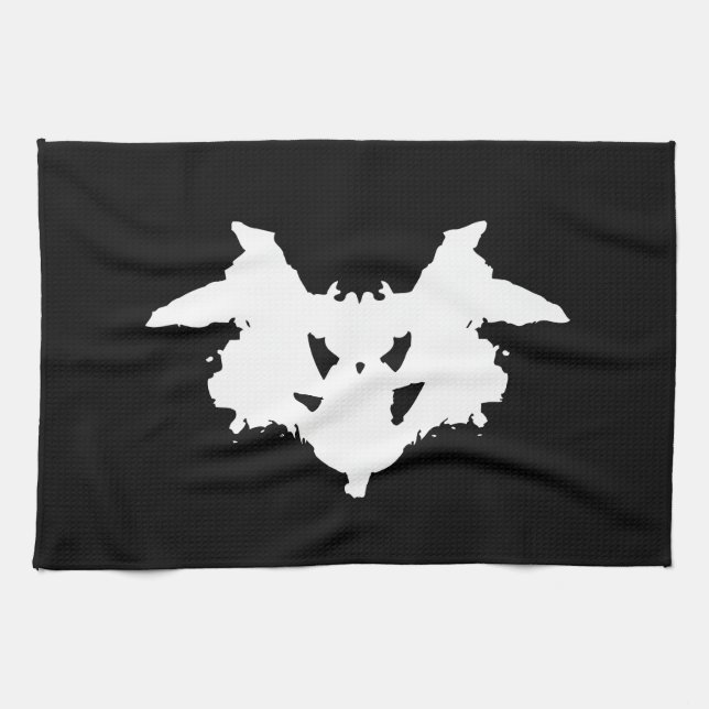 Rorschach Inkblot Tea Towel (Horizontal)