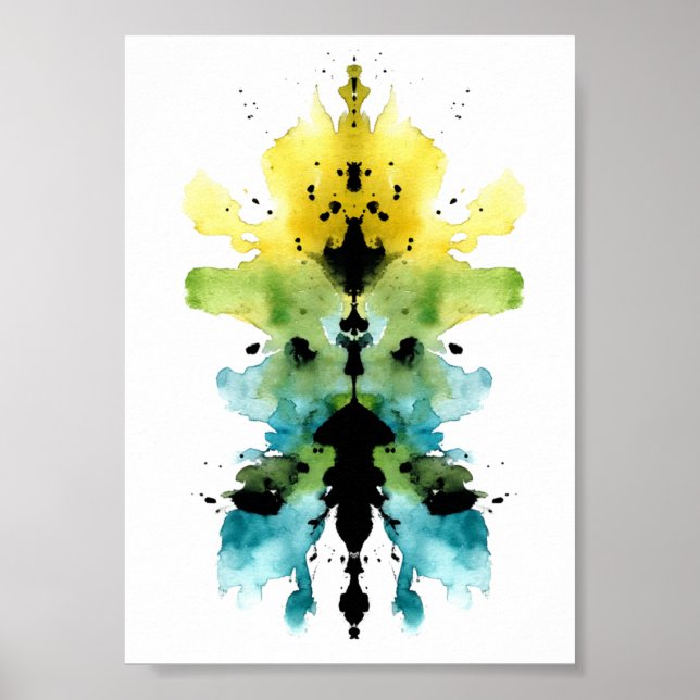 Rorschach Inkblot Test. Don't Call Me Crazy Poster (Front)