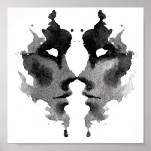 Rorschach Inkblot Test. Don't Call Me Crazy Poster