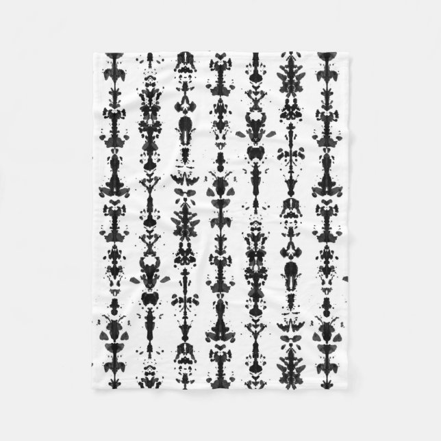 Rorschach test fleece blanket (Front)