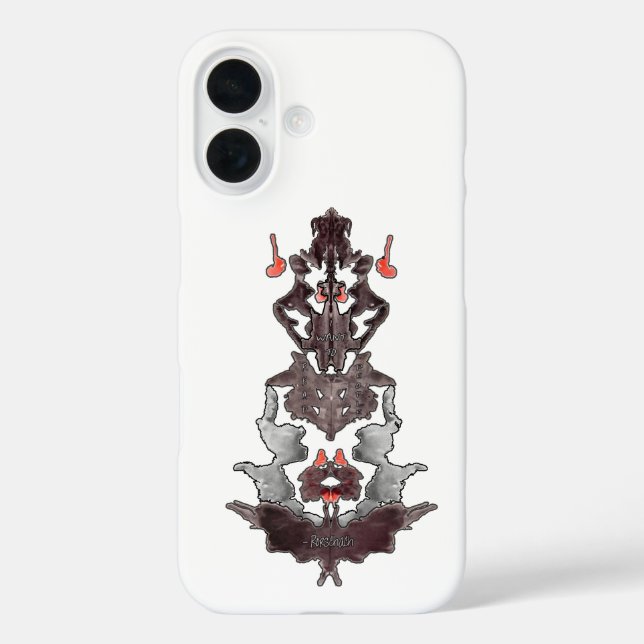 Rorschach Wants To Read People Case-Mate iPhone Case (Back)
