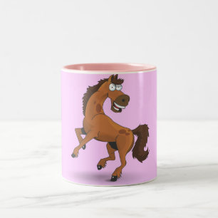Rory the Horse Two-Tone Coffee Mug