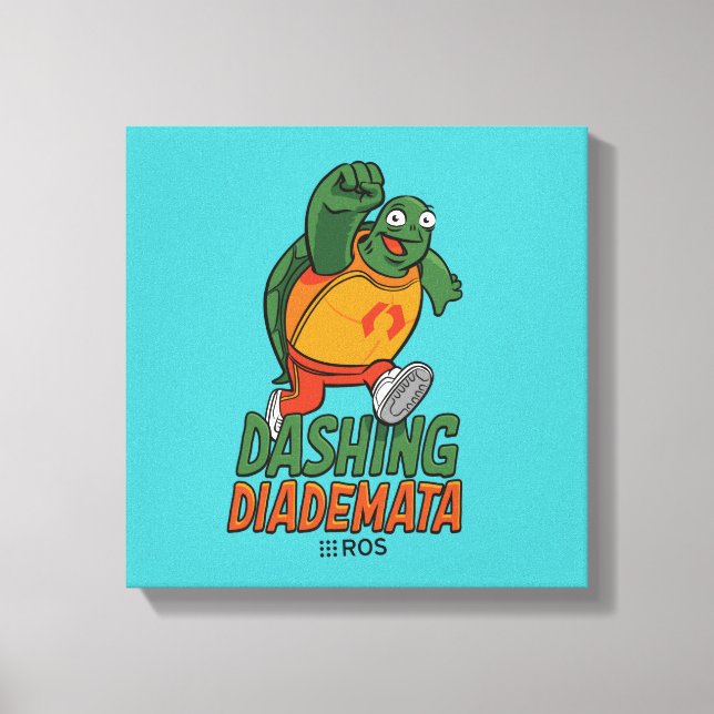 ROS 2 Dashing Diademata Canvas Print (Front)