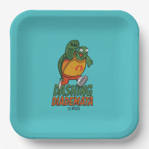 ROS Dashing Diademata Paper Plate