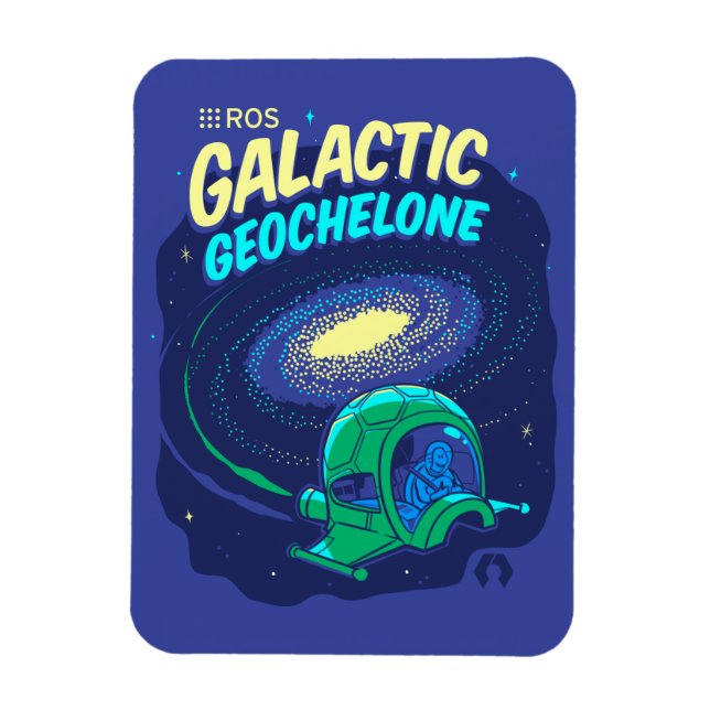 ROS Galactic Geochelone Magnet (Vertical)
