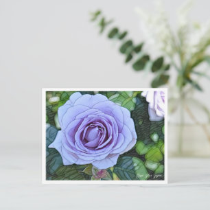 Rosa Blue Bajou Postcard