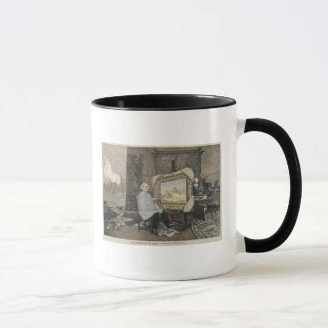 Rosa Bonheur  in her studio Mug (Right)