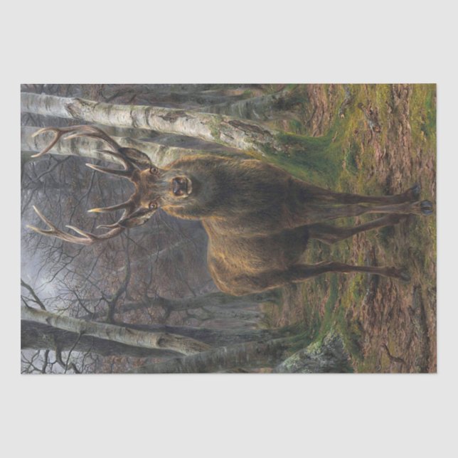 Rosa Bonheur | King of the Forest Tissue Paper (Front)