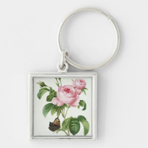 Rosa Centifolia Key Ring