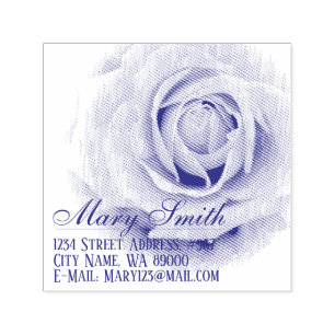 Rosa Climbing Blue Moon Self-inking Stamp